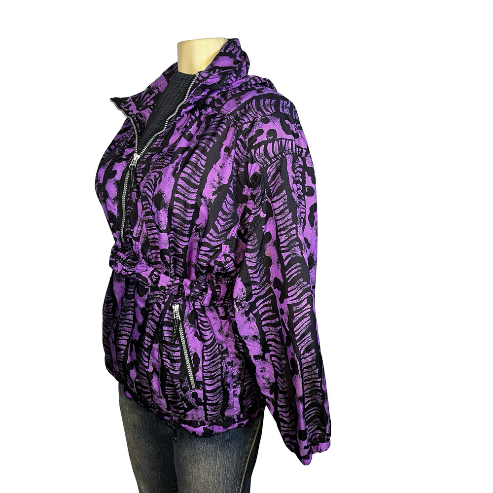 Obermeyer Pullover Jacket Womens Small Purple Bla… - image 4